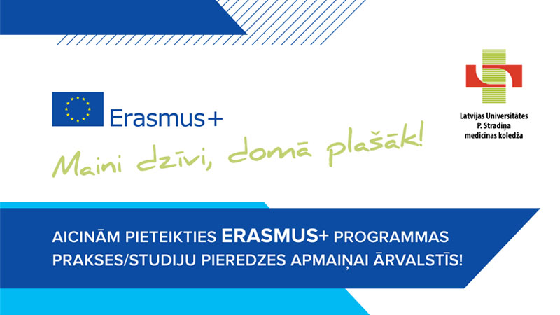 Pieteikšanās Erasmus+