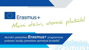PAGARINĀTA pieteikšanās ERASMUS+ mobilitātei 2020/2021