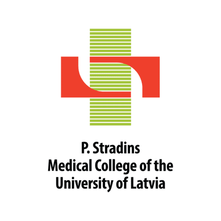 P.Stradins Medical College of the University of Latvia color logo